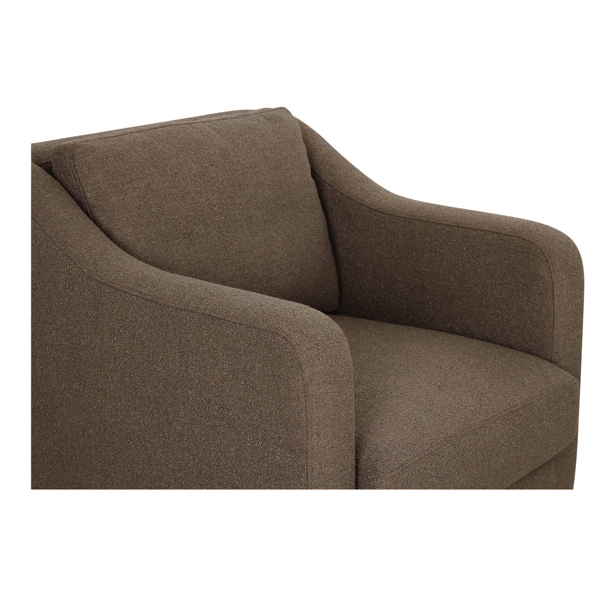 Hewitt Accent Chair Warm Grey, by Moe's Home, 32" width x 31.5" height x 32" depth View 6