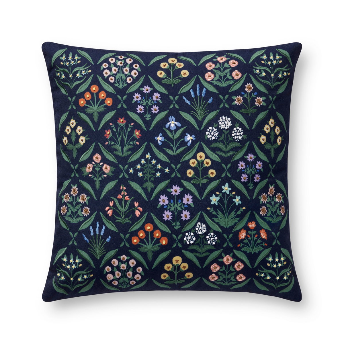 Rifle Paper Co. x Loloi Estee Pillow, Decorative Pillow, 22" length x 22" width View 1
