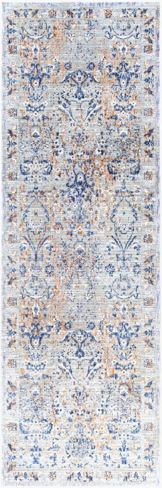 Infinity Machine Woven Rug, by Surya, 7'2.61" length x 2'5.53" width