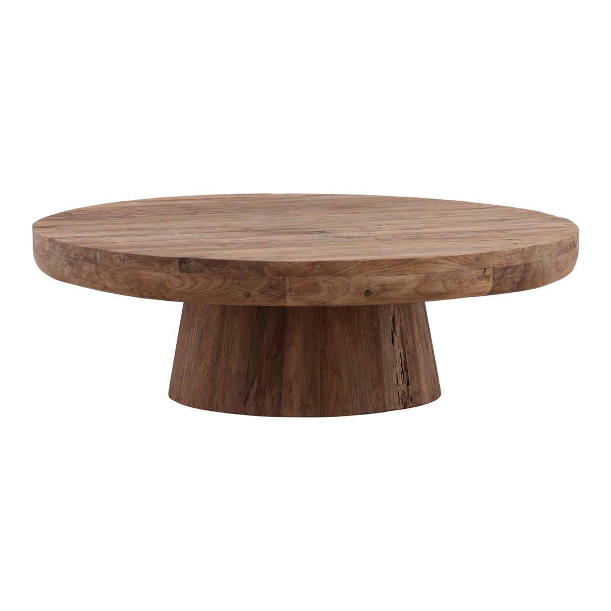 Reyna Coffee Table Natural, by Dovetail, 47.5" width x 15" height x 47.5" diameter x 47.5" depth View 1