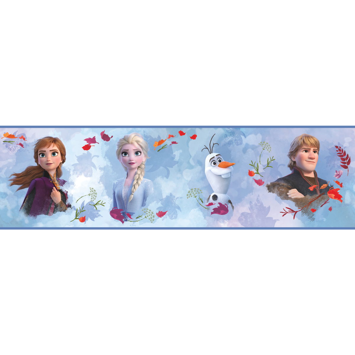 Frozen 2 Peel & Stick Border, Wallpaper by York Wall, 15' length x 6" width x 0.02" depth