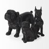 Hugo 5L x 13W Black Resin Bulldog, Decorative Object by Mercana, 5" length x 12.99" width x 8.27" height thumbnail 8