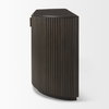 Terra 72L x 18W x 32H Dark Brown Wood Fluted Sideboard, Sideboards & Buffet by Mercana, 72" length x 19" width x 32" height thumbnail 6