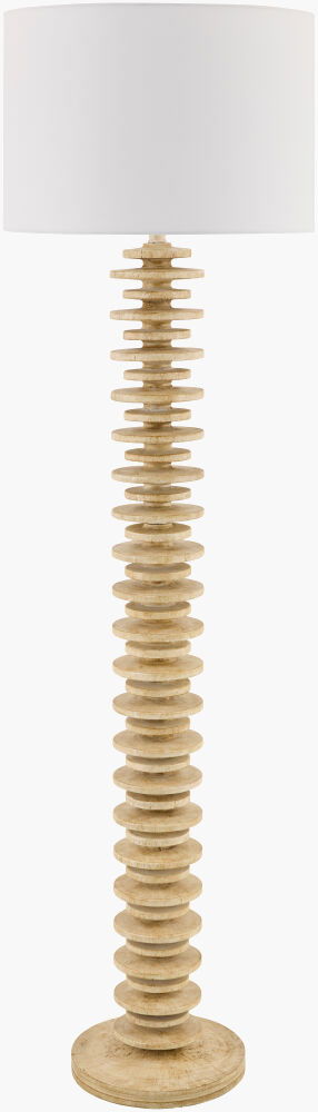 Ukwi Accent Floor Lamp, by Surya, 18" width x 65" height