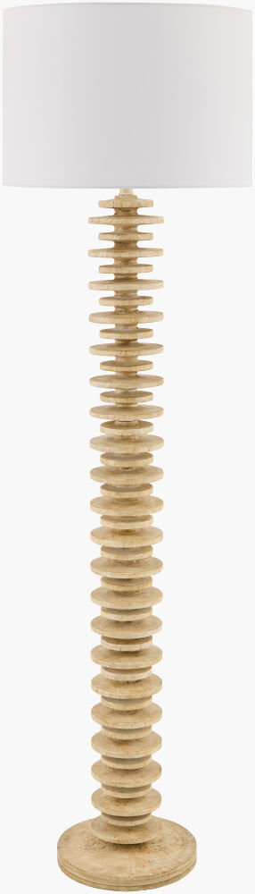 Ukwi Accent Floor Lamp, by Surya, 18" width x 65" height