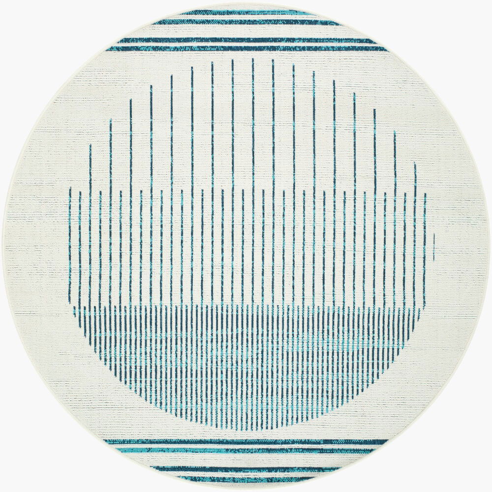 Alfresco Machine Woven Rug, by Surya, 5'2.99" length x 5'2.99" width