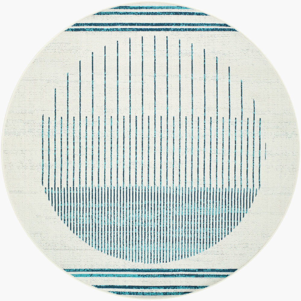 Alfresco Machine Woven Rug, by Surya, 5'2.99" length x 5'2.99" width