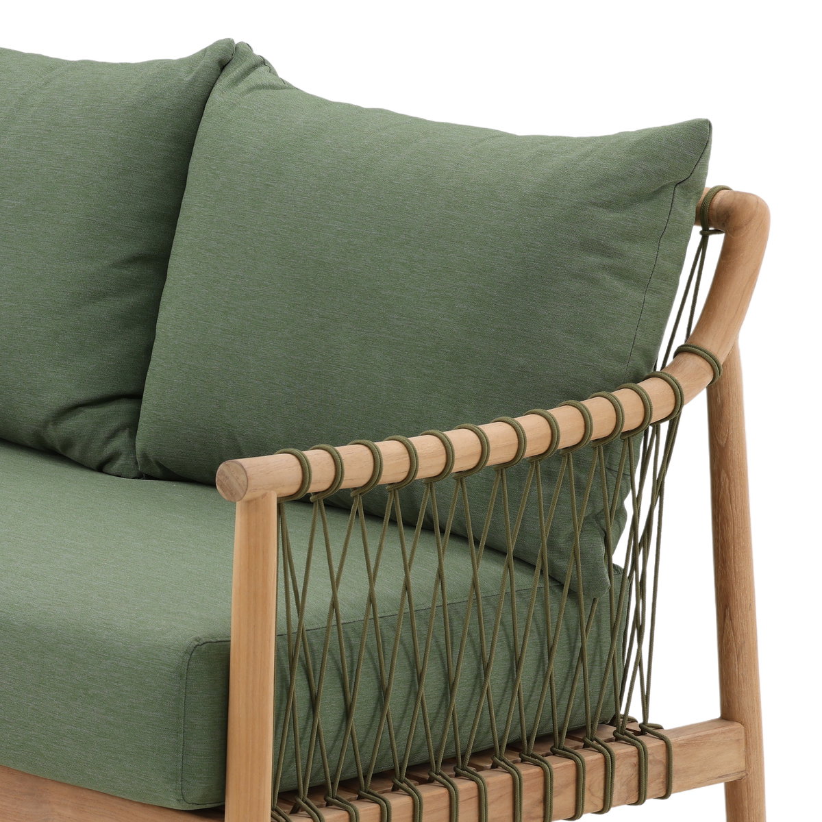 Tahoe Outdoor Sofa Green, Sofas & Sectional by Dovetail, 78.5" width x 33" height x 29.5" depth View 6