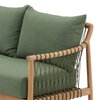 Tahoe Outdoor Sofa Green, Sofas & Sectional by Dovetail, 78.5" width x 33" height x 29.5" depth thumbnail 6
