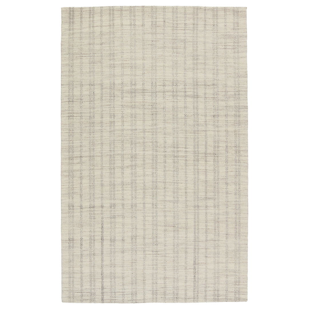 Marietta Handmade Striped Cream/ Black Area Rug (8'X10') large image 