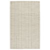 Marietta Handmade Striped Cream/ Black Area Rug (8'X10') thumbnail 0