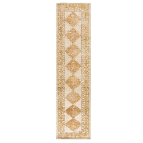 Eluned Hand-Knotted Medallion Gold/ Gray Area Rug (10
