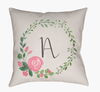 Initials II Accent Pillow, Decorative Pillow by Surya, 18" length x 18" width thumbnail