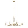 Corella 8 Light Chandelier, Ceiling Light by Uttermost, 23" height x 40" diameter thumbnail 7
