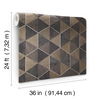 Hexagram Wood Veneer Smoke Wallpaper thumbnail 4