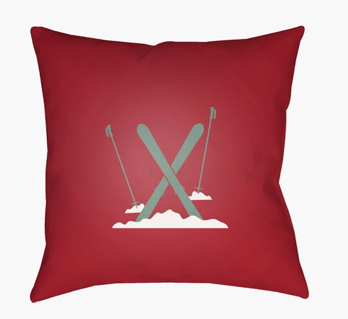 Ski Accent Pillow