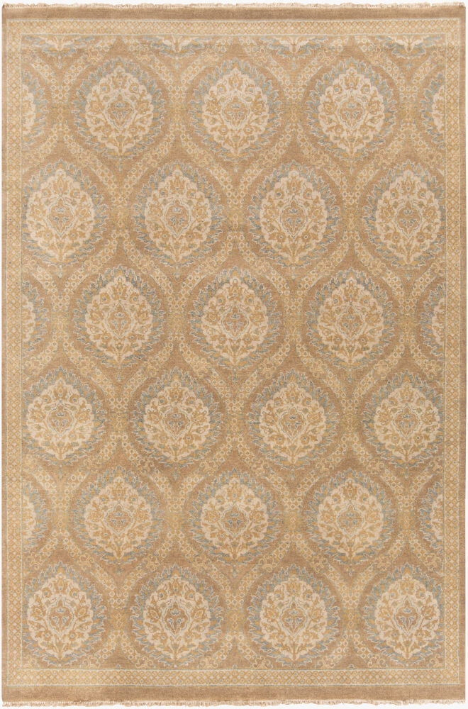 Jade Handmade Rug, by Surya, 9' length x 6' width