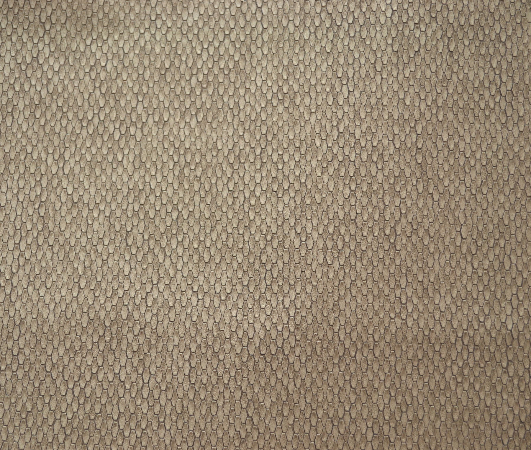Stretched Hexagons Burnished Copper Wallpaper large image 