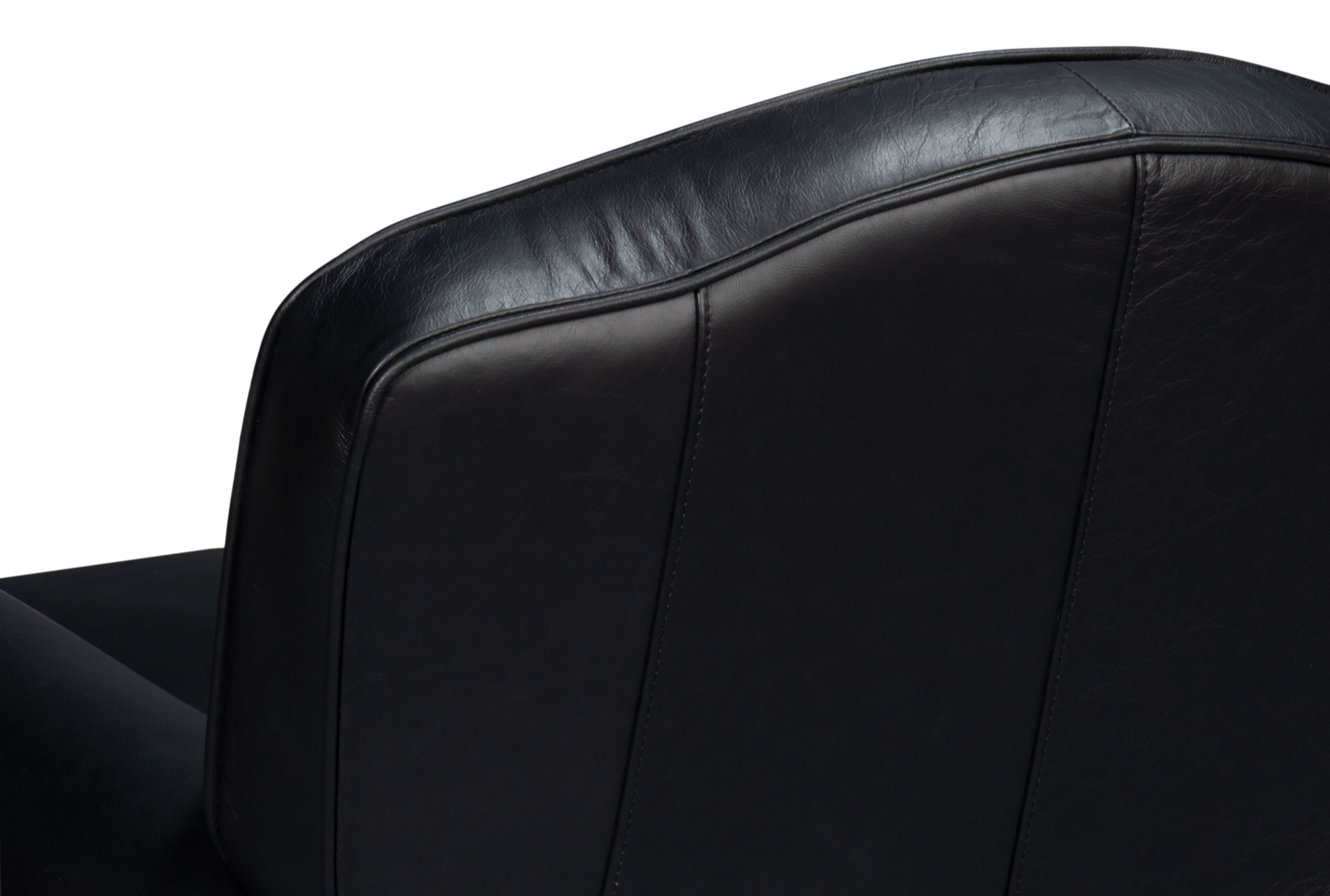 Elite French Club Swivel Chair, Black, Seating by Sarreid, 36" length x 33" width x 33" height View 3