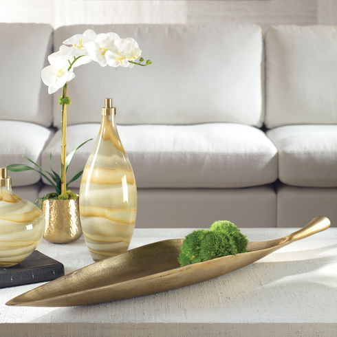 Botanica Aged Brass Bowl