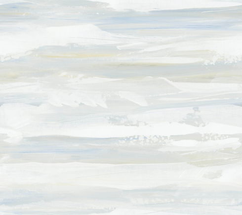 On The Horizon Blue & Yellow Wallpaper