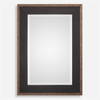 Staveley Rustic Black Mirror, by Uttermost, 30" width x 42" height x 1" depth thumbnail 1