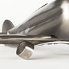 Maverick II 13L x 11W Gray Metal Fighter Plane, Decorative Object by Mercana, 13.39" length x 10.63" width x 5.12" height thumbnail 9