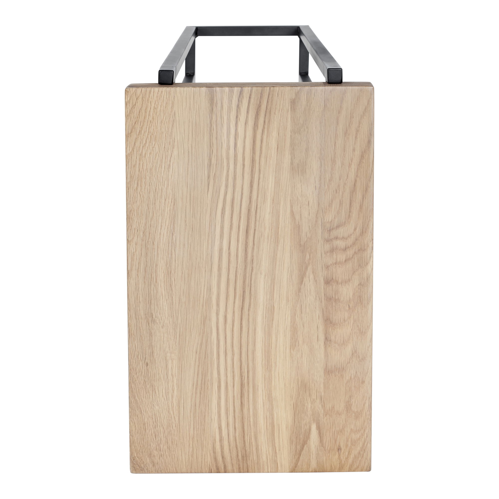 Mila C Shaped Side Table Natural large image 