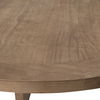 Harley Dining Table 72' Natural, by Dovetail, 72" width x 30" height x 72" diameter x 72" depth thumbnail 2