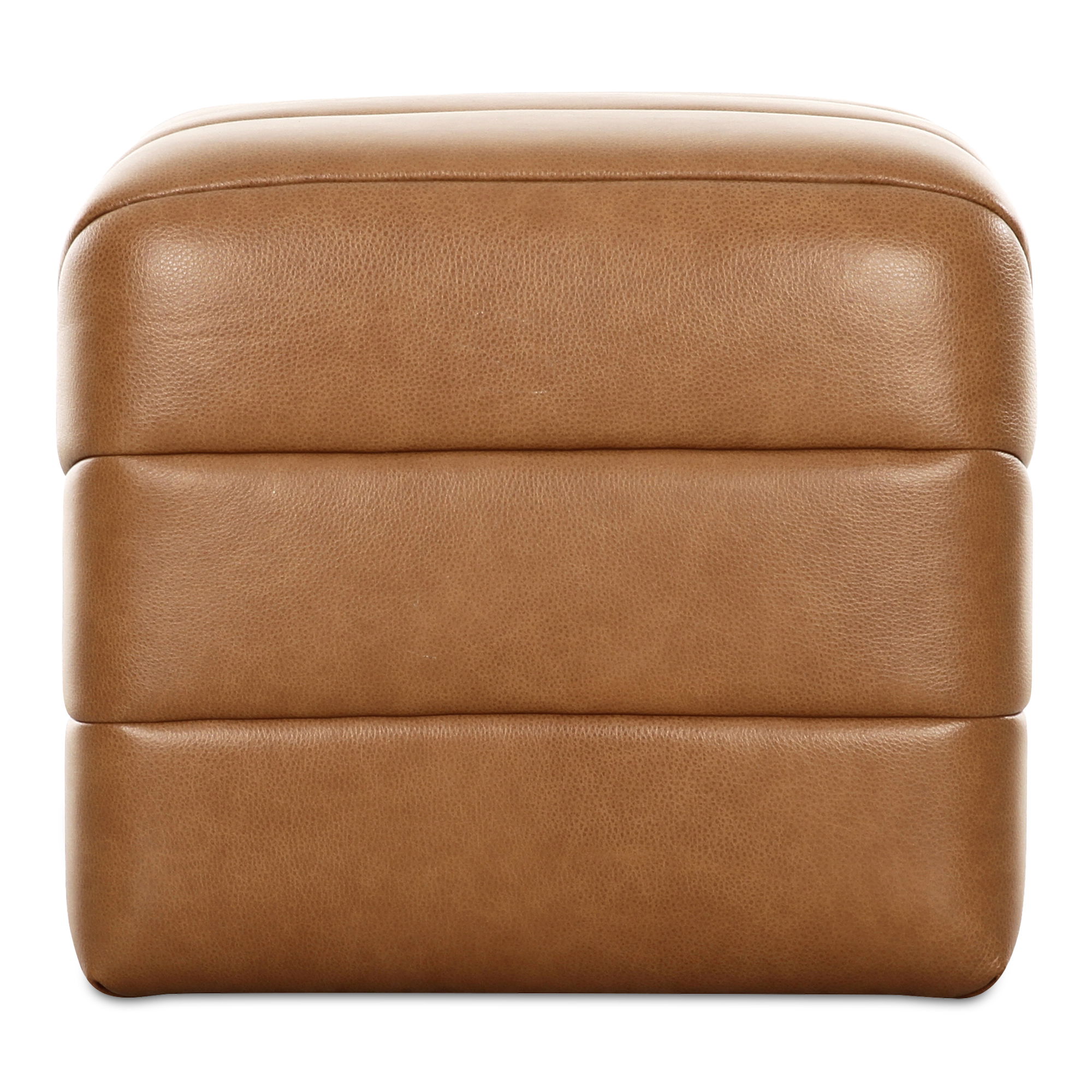 Verity Stool Tan Leather, Counter & Bar Stool by Moe's Home, 23" width x 18" height x 20" depth View 3