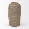 Bala Small Gray Paper Mache Vase, by Mercana, 7" length x 7" width x 12" height thumbnail 4