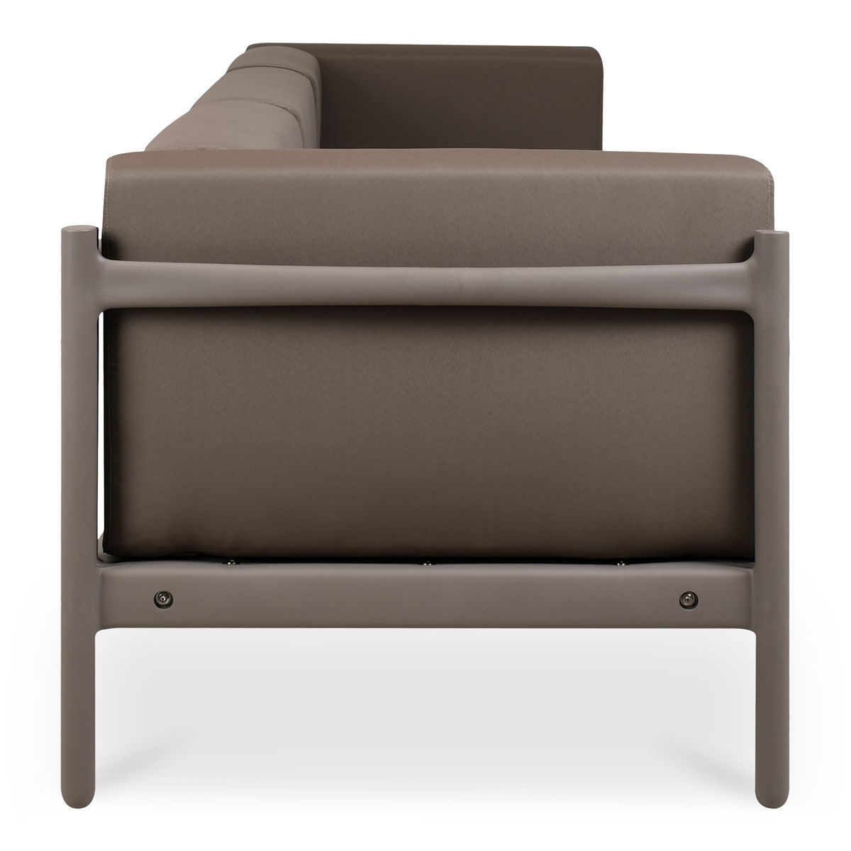Suri Outdoor 3-seat Sofa, Sofas & Sectional by Moe's Home, 109" width x 26.2" height x 28.7" depth View 3