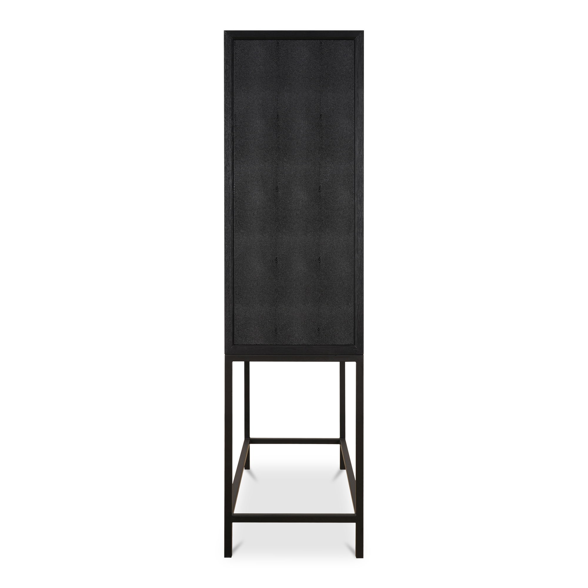Mako Bar Cabinet Black, Bar Carts & Cabinet by Moe's Home, 37.99" width x 71.26" height x 17.72" depth View 3