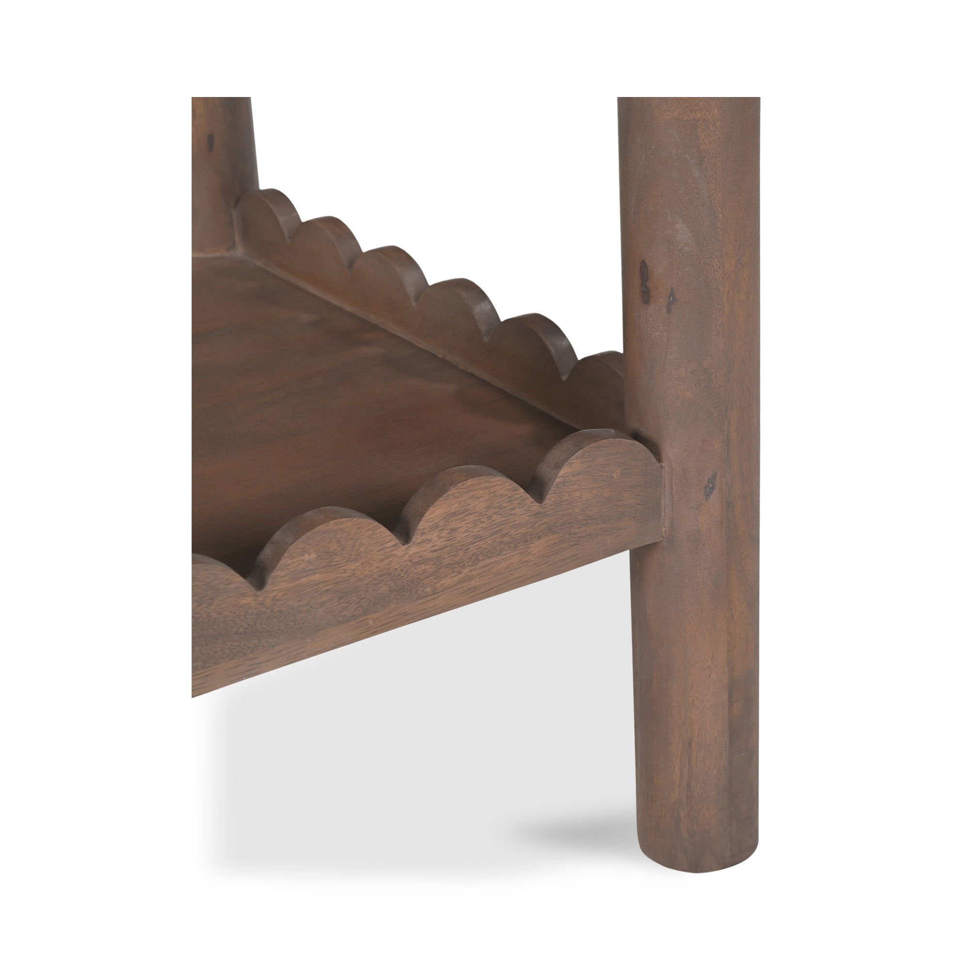 Wiley Side Table Vintage Brown, Side & End Table by Moe's Home, 20" width x 22" height x 20" depth View 7