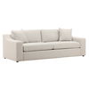 Emma Sofa Grey, Sofas & Sectional by Dovetail, 94.75" width x 33.37" height x 40" depth thumbnail 1