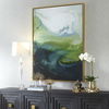 Serene Green Framed Abstract Art, Painting by Uttermost, 41.5" width x 55.5" height x 2" depth thumbnail 4