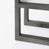 Felix Gray Metal Square Table Clock, by Mercana, 14.4" length x 5.1" width x 18.1" height thumbnail 11