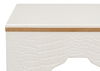 Croco Embossed Leather Stool, Pearl thumbnail 5