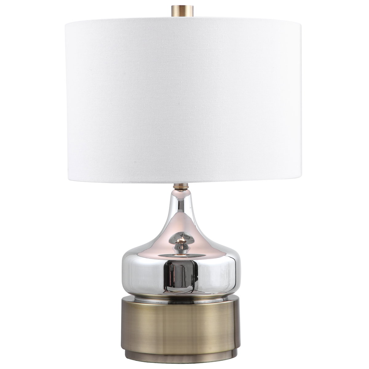 Como Chrome Table Lamp, by Uttermost, 1'3.5" width x 1'11" height x 1'3.5" depth View 1