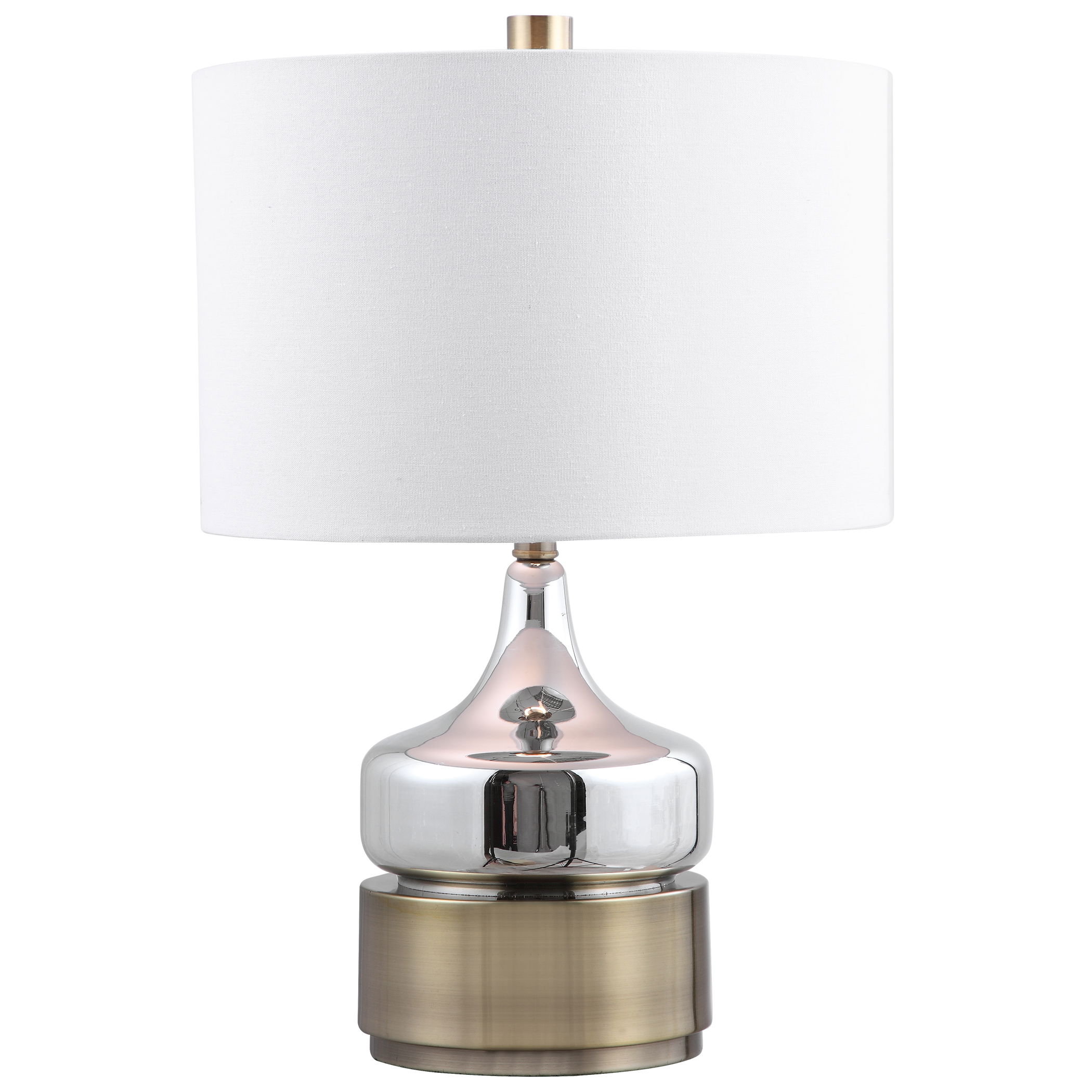 Como Chrome Table Lamp, by Uttermost, 15.5" width x 23" height x 15.5" depth View 1