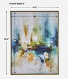 Excursion Framed Abstract Art, by Uttermost, 3'5.5" width x 4'7.5" height x 2" depth thumbnail 3