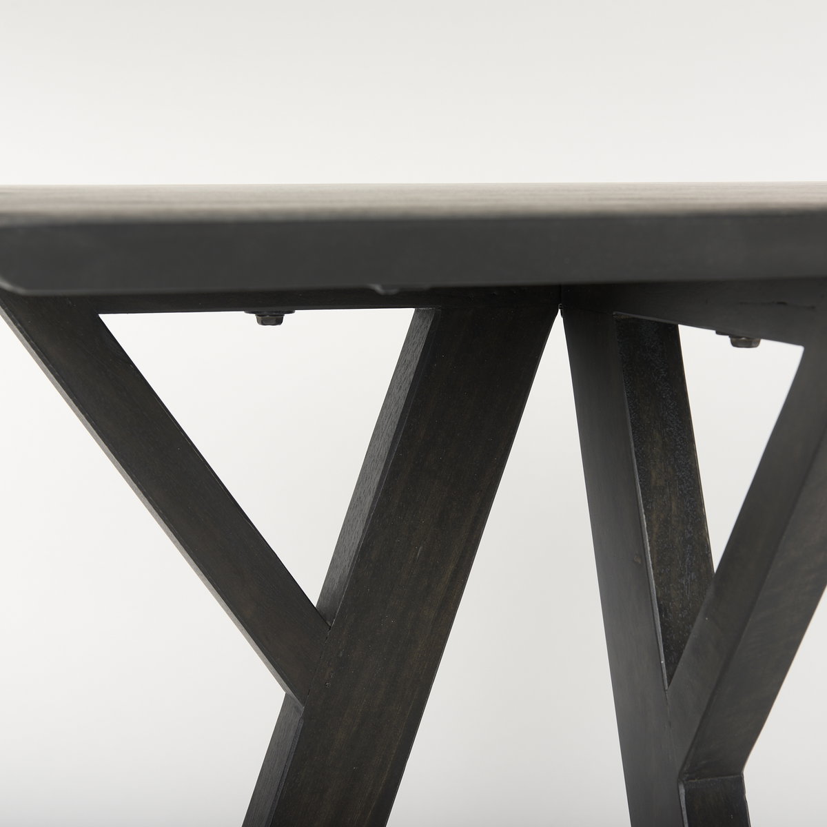 Jennings  Dark Brown Wood Console Table, by Mercana, 54" length x 16" width x 29.5" height View 8