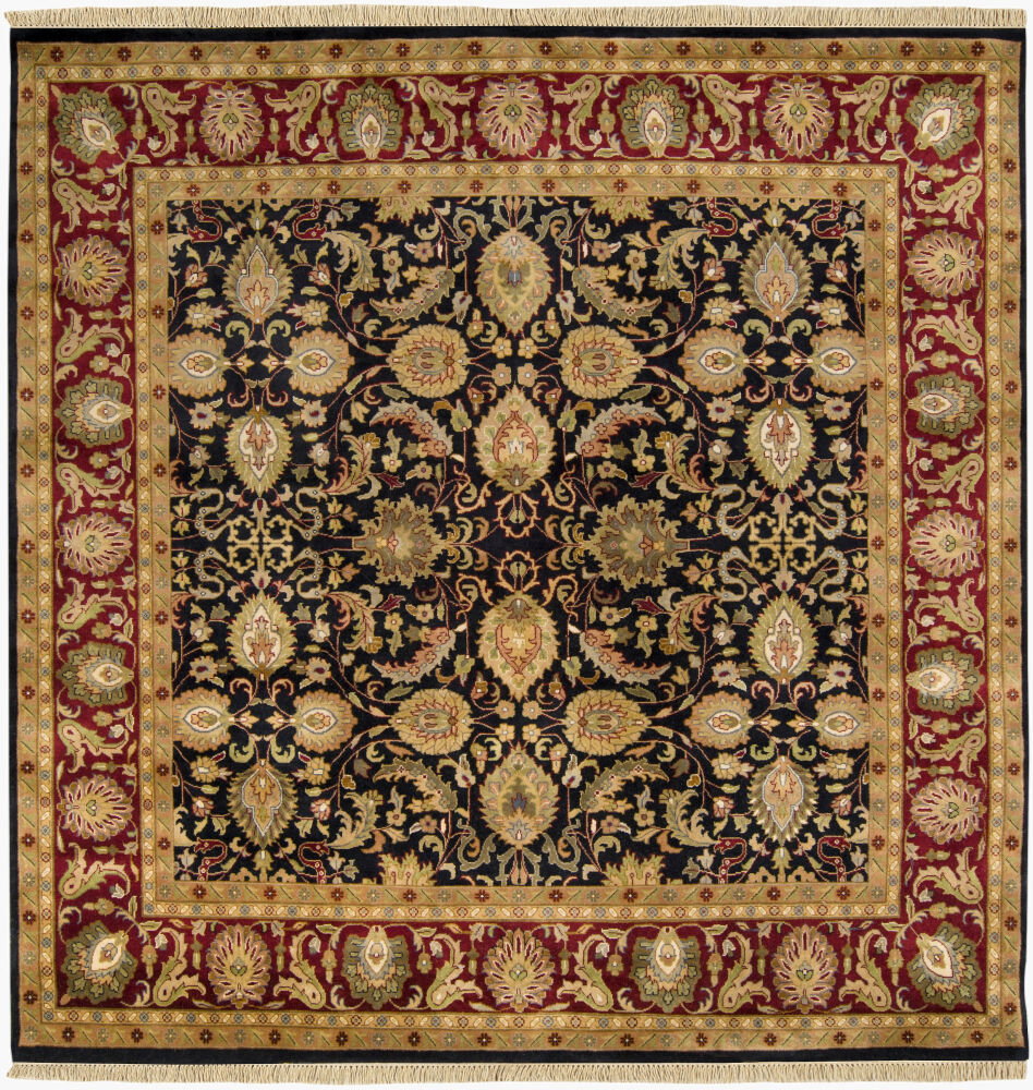 Taj Mahal Handmade Rug, by Surya, 8' length x 8' width