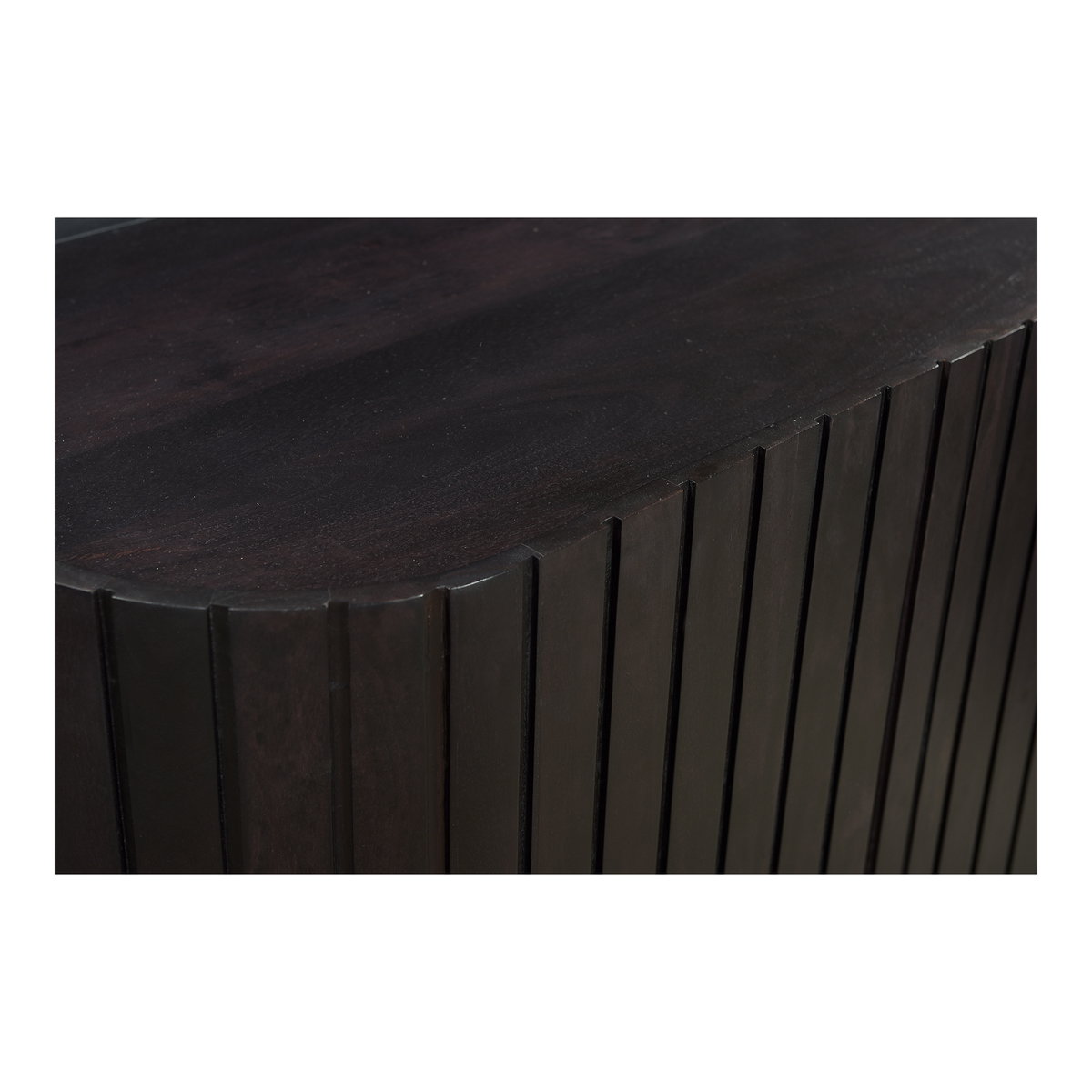 Povera 4 Door Sideboard Black, Cabinets & Sideboard by Moe's Home, 72" width x 32" height x 18" depth View 4