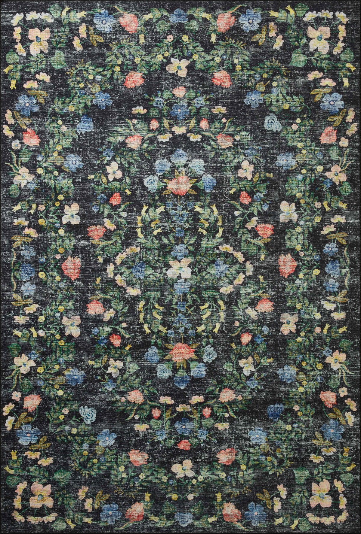 Rifle Paper Co. x Loloi Palais Rug, 1'6" length x 1'6" width