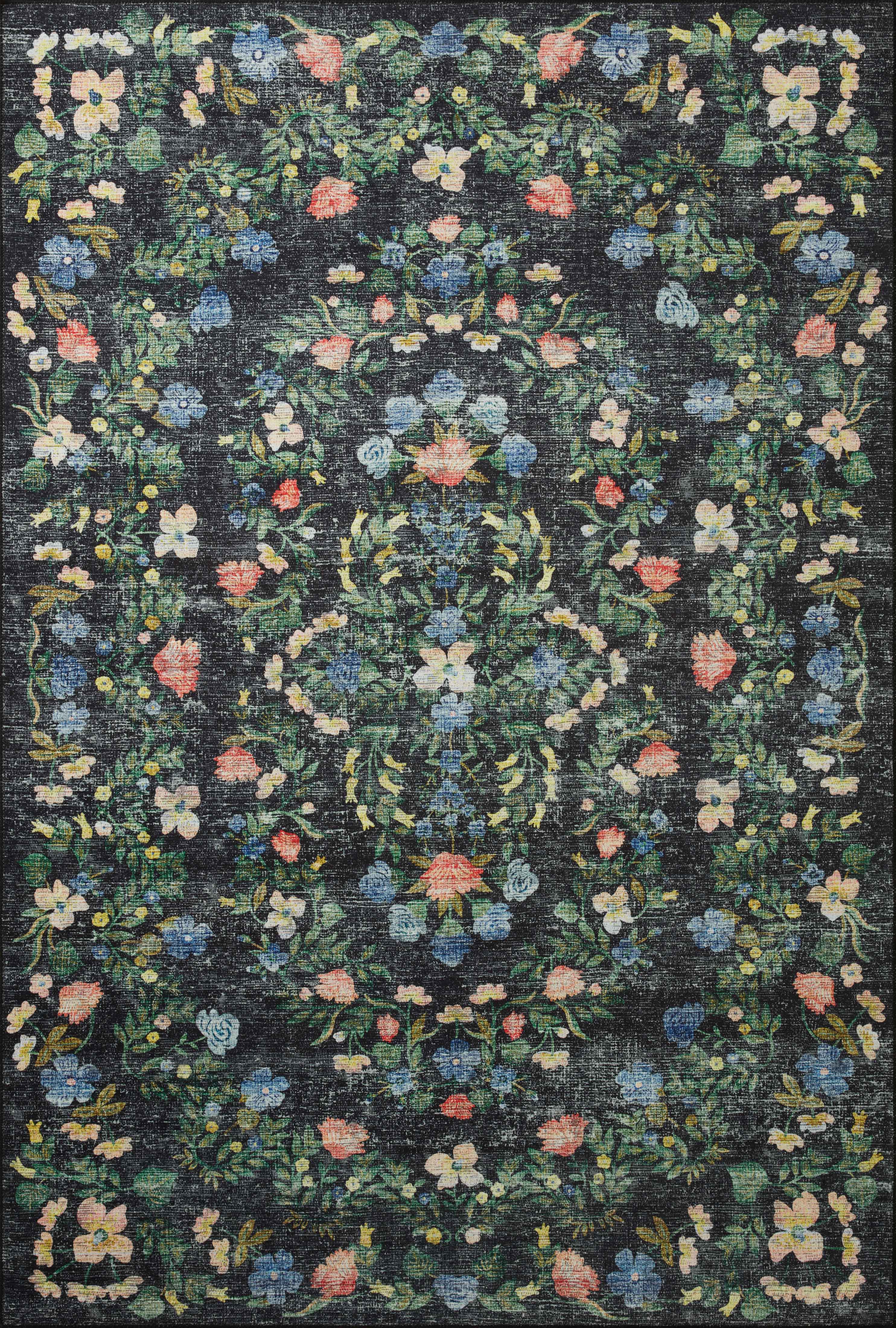 Rifle Paper Co. x Loloi Palais Rug, 5' length x 7'6" width