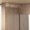 Aida 84L Light Brown Wood Dining Table thumbnail 10
