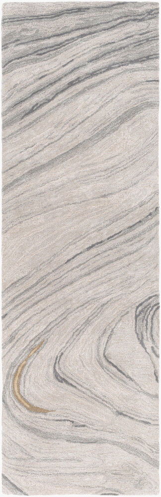 Kavita Handmade Rug, by Surya, 8' length x 2'6" width