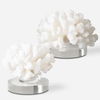 Hard Coral Sculptures Set/2, Decorative by Uttermost, 7" width x 5.5" height x 7" depth thumbnail 1