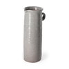 Frieda Large Freckled Gray Ceramic Jug, Decorative Jar by Mercana, 6.1" length x 4.53" width x 12.2" height thumbnail 7